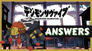 Digimon Survive - How to ANSWER Dokugumon correctly?