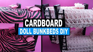How to Make Miniature Bunk Beds with Craft Sticks