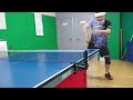 basic table tennis lesson drive back drive preparation movement is important. subtitle