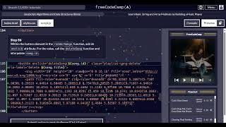 Step 86 - 89 | Basic MP3 player using HTML, CSS, and JavaScript