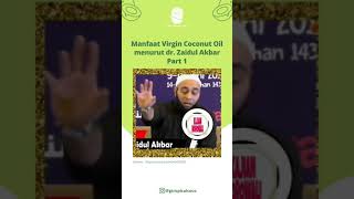 Manfaat VCO (Virgin Coconut Oil) Menurut dr. Zaidul Akbar Part 1