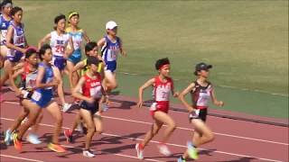 2017年8月27日 広島県高校対抗陸上競技大会　女子3000m決勝