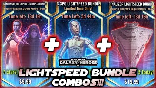 The Best Lightspeed Bundle Combos in SWGOH!