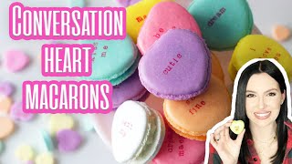 [HD] Conversation Heart Macarons - MACARONOMICS