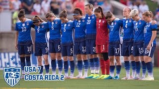 WNT vs. Costa Rica: Highlights - Aug. 19, 2015