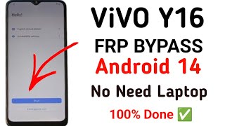 Vivo Y16 Frp Bypass  New Update 2025  Vivo Y16 Google Account Bypass Without Pc 100%