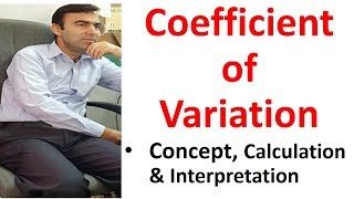 what is Coefficient of Variation | calculation and interpretation of coefficient of variation |