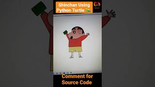 How to Draw Shinchan using Python? 🐍 | #shorts #python