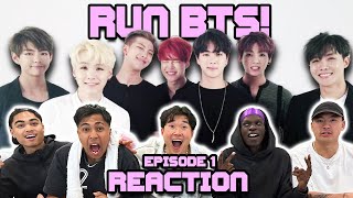 OUR FIRST TIME WATCHING RUN BTS EP 1