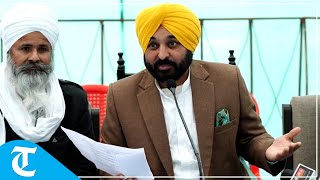 Punjab CM Bhagwant Mann attacks SGPC at a press conference in Sangrur. Watch to know why