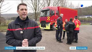 Les pompiers de Seine Maritime créent leur propre auto-école