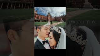 Royal Holloway 回到母校拍的一組婚紗照  www.kafu.co.uk #￼香港人攝影師￼ #fashionphotography #倫敦外景