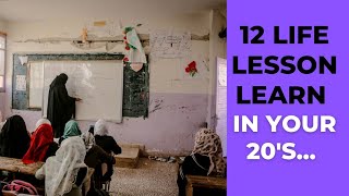 12 Life Lessons Learn In Your 20's..... Dreams||Motivation||Success #motivation #short