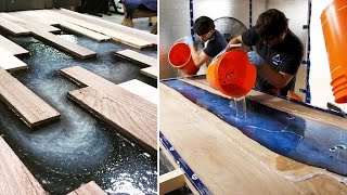 10 MOST Amazing Epoxy Resin and Wood River Table Designs ! DIY Woodworking Projects and Plans Part 2