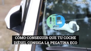 KIT para conseguir que tu COCHE DIESEL obtenga la PEGATINA ECO de la DGT