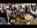 Very Popular CambodianStreet Food @ Coutryside |  Exlporing Plenty of food @ Kien Svay Krao Resort