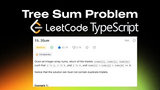 Solving 3Sum leetcode problem with typescript
