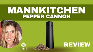 MANNKITCHEN Pepper Cannon - Professional Grade Heavy Duty High Output Pepper Mill REVIEW