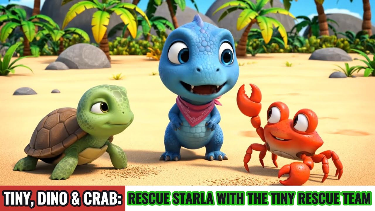 Tiny Dino Crab Rescue Starla With The Tiny Rescue Team рџњџ Youtube