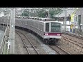 東武10000系11607f　20000系21802f　西新井～竹ノ塚間　映像