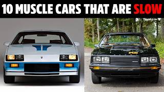 Muscle Cars That Deceive: Fast-Looking but Slow