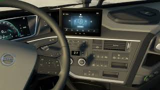 Main display on the new Volvo FH2022 mod by Sanax Euro Truck Simulator 2