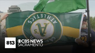 Oakland A's fans rally against team's move in Sacramento