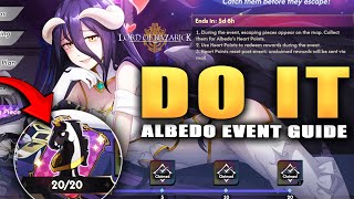 HOW TO GET ALBETO HEART POINTS & FARM 20 NAZARICK CHESS SET!!!!! (Overlord: Lock of Nazarick)