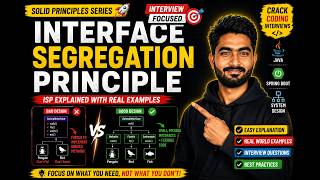 Interface Segregation Principle (ISP) Explained in Java 🔥 | SOLID Principles for Interviews