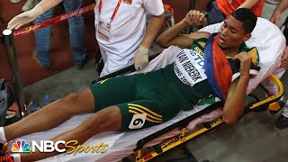 From the finish line to the hospital: Wayde Van Niekerk's wild 2015 world title | NBC Sports