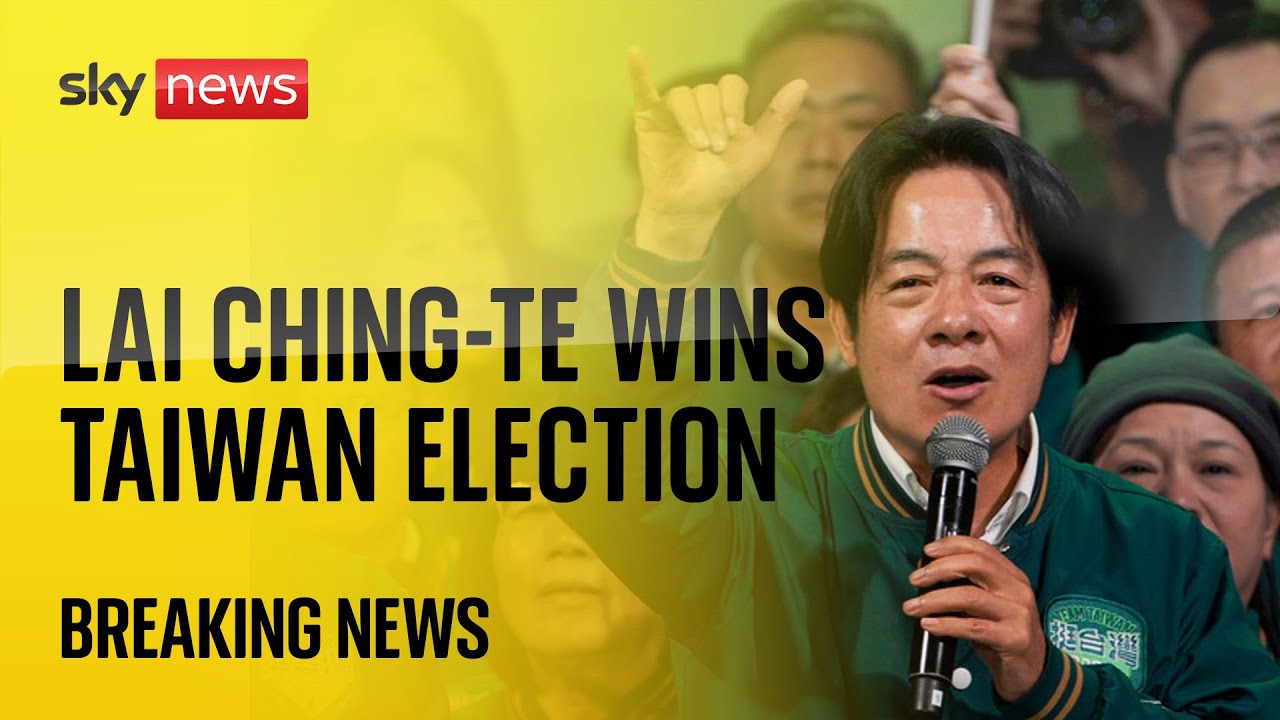 Watch Live: Lai Ching-te From Democratic Progressive Party (DPP) Wins ...