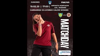 Carrarese Calcio 1908 vs ASD Livorno Calcio Women