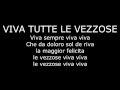 viva tutte le vezzose