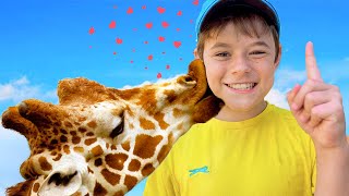 Bogdan and Anabella Zoo Animal Adventure | Funny Stories For Kids with Cute Animals