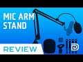 Blue Yeti Mic Arm Stand Setup // TONOR T20 Microphone Arm Stand Review