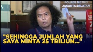 Deolipa Yumara Eks Pengacara Bharada E Deolipa Yumara Naikkan Angka Gugatan Jadi Rp 25 Triliun