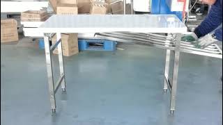 stainless steel folding tables