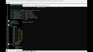 Address Booklist in C++ with source code | Source Code & Projects
