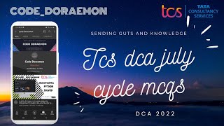 TCS DCA JAVA/PYTHON/UNIX/KYT/UI 20 MCQ QUESTIONS AND ANSWER|MOST COMMON PROGRAMMING MCQS 2022