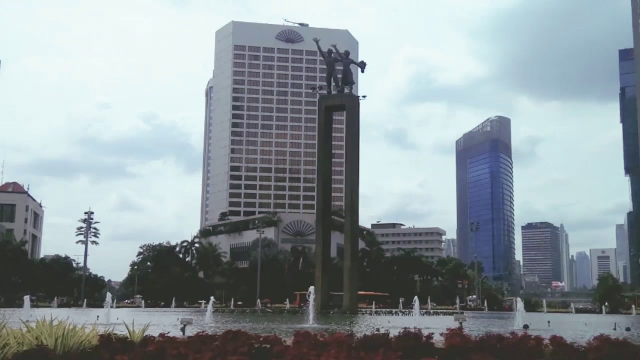 Hyperlapse Bundaran HI (Hotel Indonesia) Jakarta - YouTube