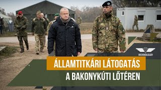 Államtitkári látogatás a bakonykúti lőtéren