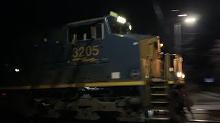 CSX Q300-19 with 3205 Leading