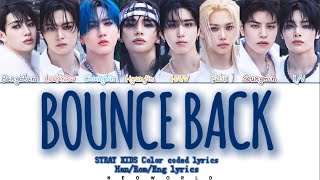 STRAY KIDS ‘BOUNCE BACK’ LYRICS                      [COLOR CODED LYRICS HAN_ROM_ENG]