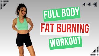 15 MIN FAT BURNING BEGINNER WORKOUT -  All Standing Full Body Workout, No Jumping, No Lunges