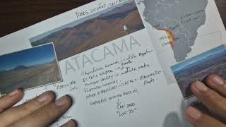 ASMR: The HARSHEST desert in the world - ATACAMA | Facts \u0026 Stats  [ASMR map tracing with facts]