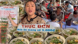 Quán ăn Chay Tử Tế chỉ 5.000đ thay đổi món mỗi ngày dành cho cô bác lao động ghé rất đông.