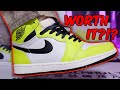 Watch Before You Buy - Air Jordan 1 Retro High Visionaire/Volt Review/On-Feet!!!