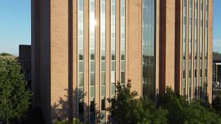 Kent State Library Drone Video from the left.