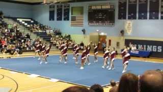 Richmond-Burton Community High School @ Guilford Cheerleading Competition 2013