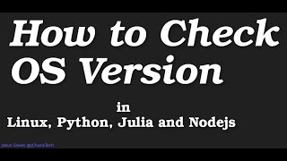 How to Check OS type In Linux and Python